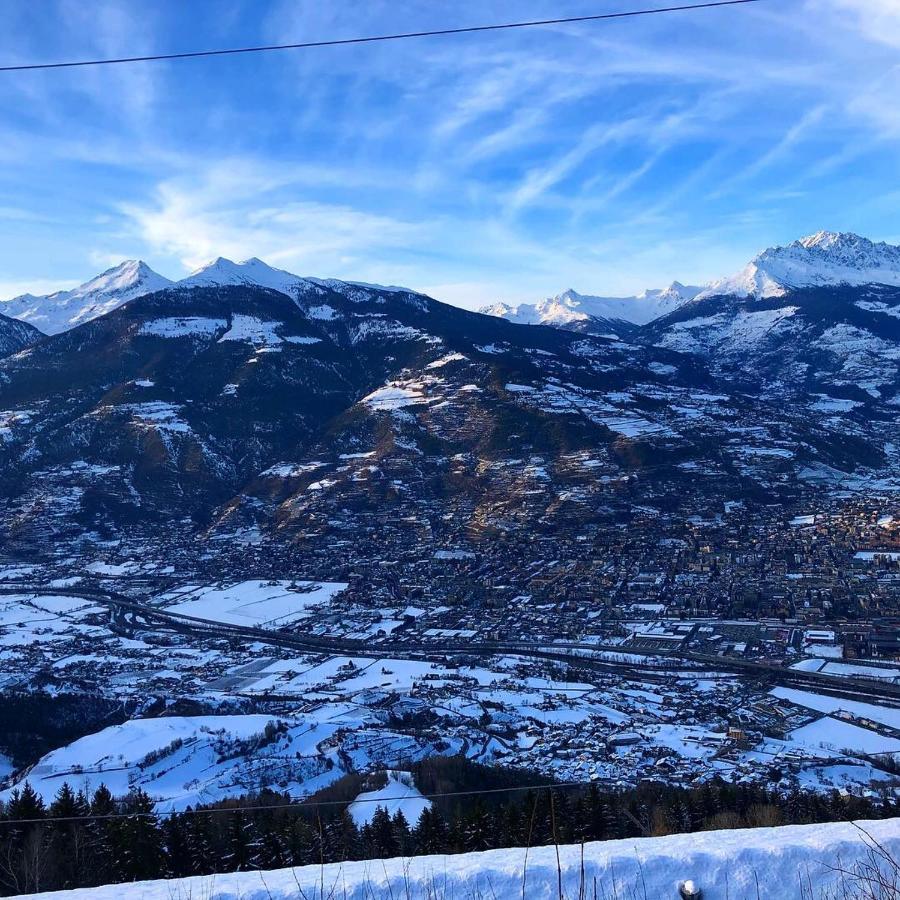 Residence Ciel Bleu - Fraz Pos Aosta Exteriör bild